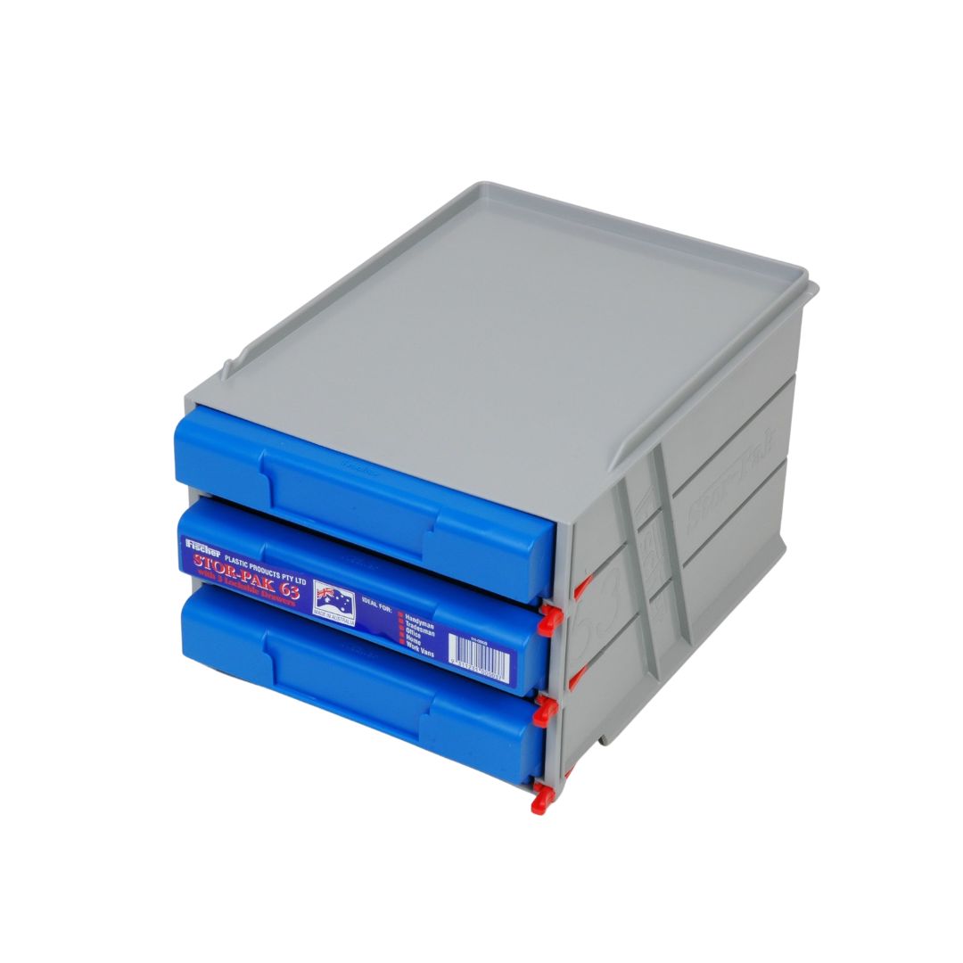 Sourcepak Spar Rack Stor-Pak 63 Blue - Pack of 3 | ReadyRack