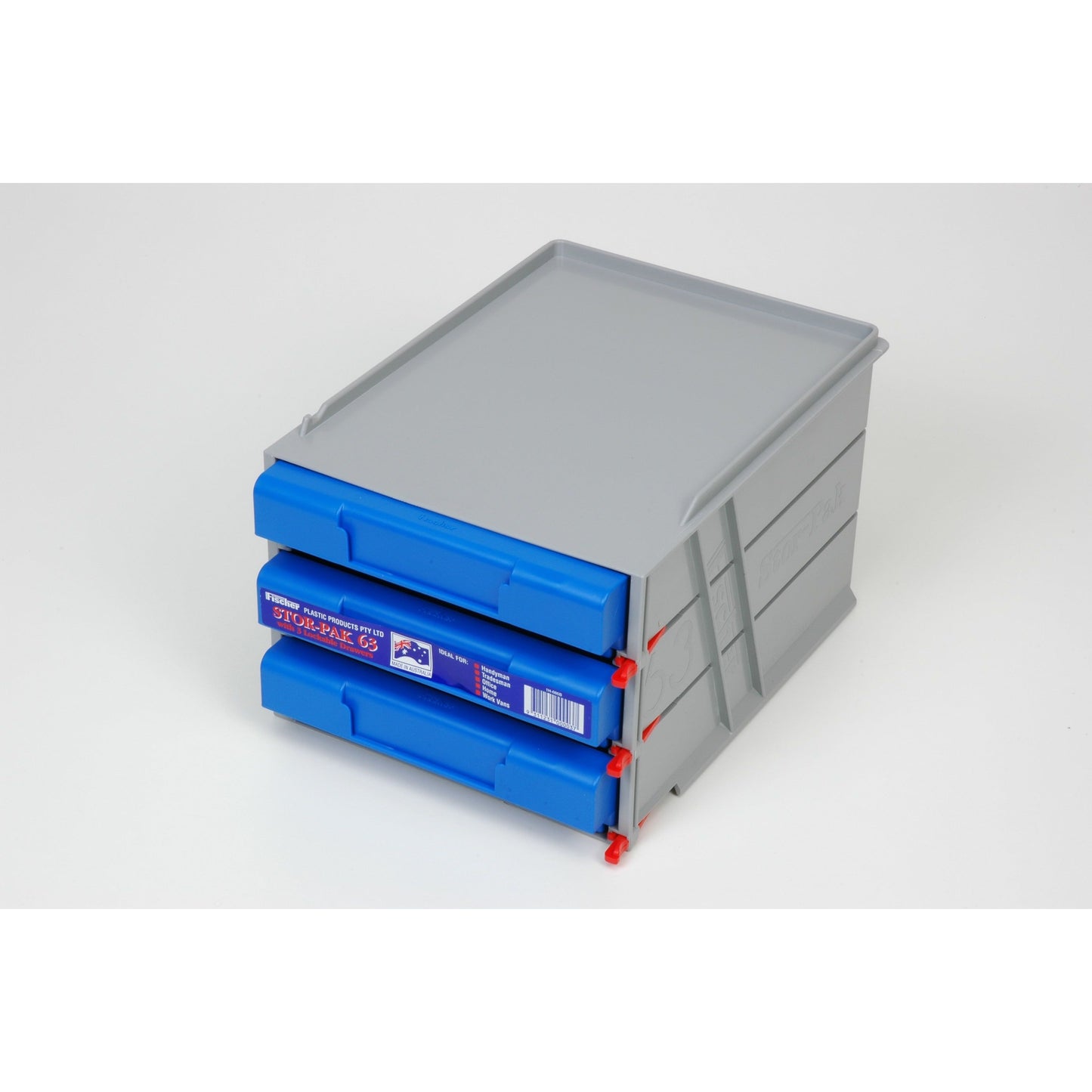 ReadyRack Stor-Pak 63 Blue - Pack of 3