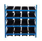 ReadyRack Viro-Tub 52 - 52 Litre Stack and Nest Crate - Charcoal Pack of 1